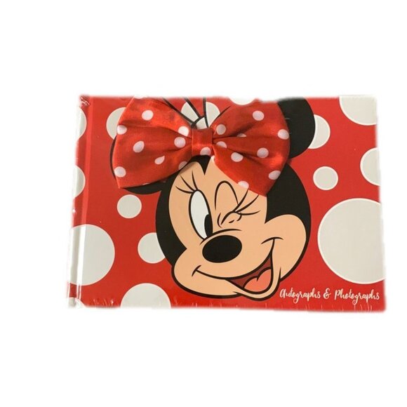 Disney Minnie Mouse 25 Photo Sleeve Autograph Book And Photo Album - Picture 2 of 6
